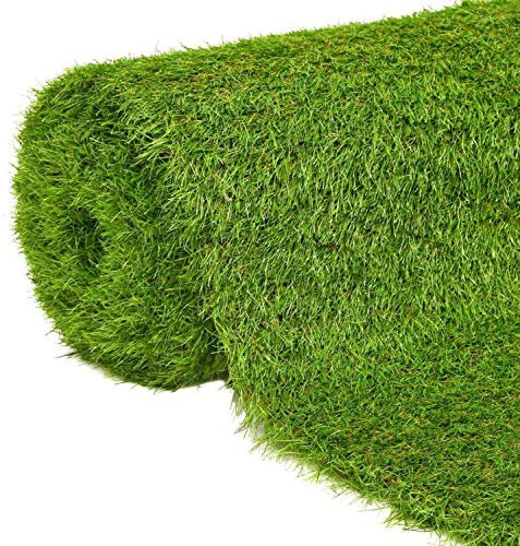 Césped Artificial Premium altura 30 mm BELGRADO, 18.900 Puntadas, 6.700Dtex, para Exterior e Interior, Piscinas, terrazas, cubiertas ajardinadas (Rollo 1x2m)