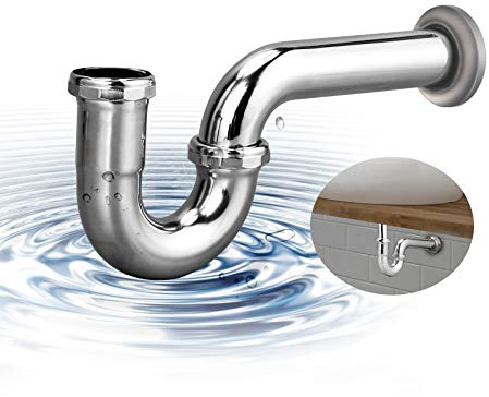 ZM Brass P-trap Pipe Basin Sink Waste Kit with Reducing Washer 1-1/2'' 22GA