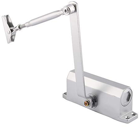 Wakects automatisk hydraulisk dörrstängare, justerbar fjäderdörrstängare, för hem, butik, kontor, för dörrar upp till (45-65 kg)