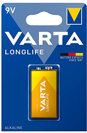 PILA ALCALINA 9V - 6LR61 LONGLIFE (BLISTER 1 pz.) ideale per dispositivi che richiedono una fonte di energia duratura. Dimensioni: 26,5 x 17,5 x 48,5 mm. Potenza e affidabilità in ogni utilizzo.
