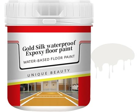 Epoxigolvfärg, vattentät golvfärg | epoxifärg – halkfria vattengolv – block för inomhus- och utomhusbruk, epoxifärg för tätning av golv, luft och vatten, z
