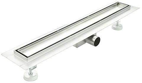 Idralite Canaleta de desagüe alicatable de Acero Inoxidable para Ducha 100 cm CM Mod. Tile