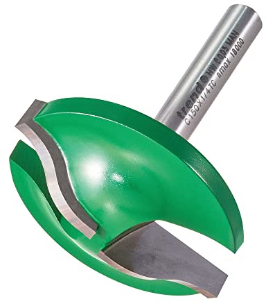 Trend CraftPro Panel Raiser Router Cutter Bit, 1/4 Inch Shank, 12mm Radius and 41mm Cut Diameter, Tungsten Carbide Tipped, C150X1/4TC, Silver