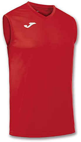 Joma Combi S/M Maglietta Tecnica Senza Maniche, Unisex, Rosso, 2XL-3XL