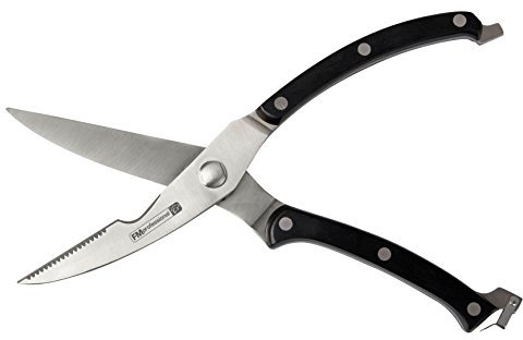 FMprofessional 21208.0 Trinciapollo in Acciaio Inox, Argento, 50 x 50 x 20 cm