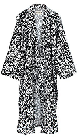 Dunkle gewellte Männer Yukata Roben Kimono Khan gedämpfte Kleidung Pyjamas