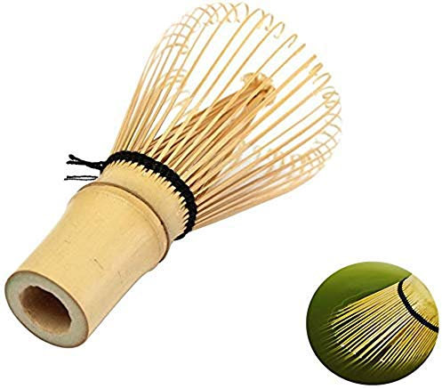Fashionapple Fouet à matcha en bambou - Poudre - Fouet - Accessoire de cérémonie de thé japonaise - 100 poils (balai matcha）