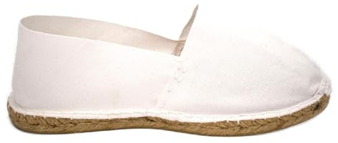 Espadrillas Yute Spiardette Camicia Strada Pantofola Tela Sparto Bianco, bianco, 46 EU