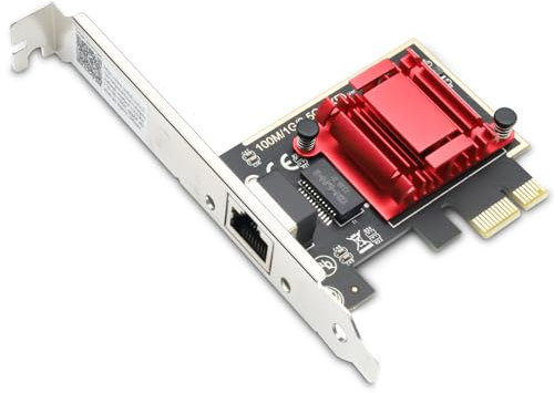 2,5GBase-T PCIe Netzwerkkarte Binghe PCI Netzwerkkarte 2.5gb RTL8125B Chip Gigabit Ethern für Hochgeschwindigkeits-Spiele und Streaming Kompatibel mit Windows/-Li-nux