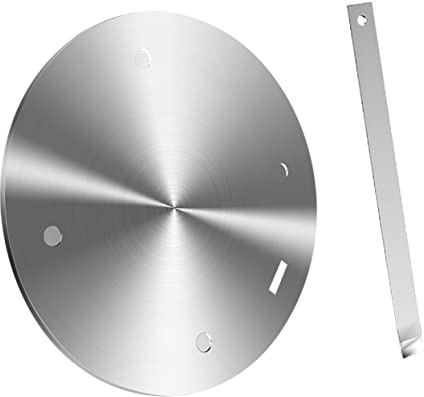 Garneck Stainless Steel Induction Cooker Thermal Guide Plate Heat Spread Plate Heat Converter Disk for Gas and Electric Stoves