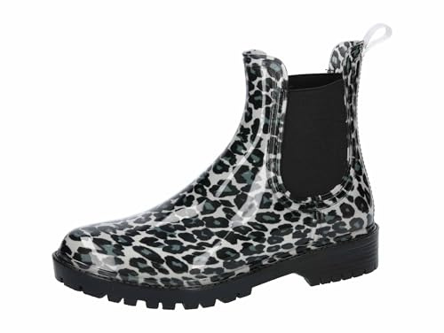 Lico Lania Bottes en caoutchouc pour femme Beige/marron/noir Taille 39 EU, beige, marron, noir, 39 EU