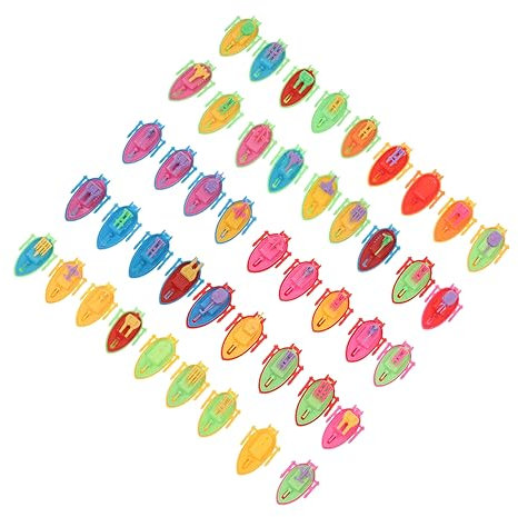 BESTonZON 50stücke Lernspielzeug Bootsspielzeug Aus Langlebigem PVC Mit Sicherer Glatter Oberfläche Für Junge Mädchen Zum Spielen Und Entdecken