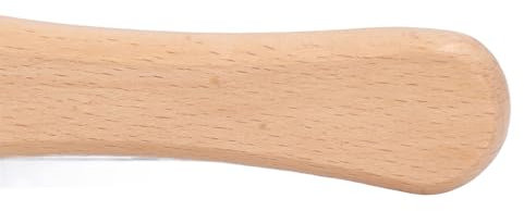 Respicefinem Pull sierra con mango de madera de haya SK5 Hoja de acero de acero dientes finos de doble cara para jardinería y carpintería ideal para jardín de infantes y