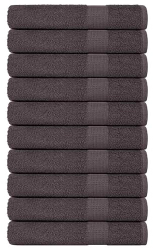 Genérico Toallas de Sauna FROGN Antracita 80 x 200 cm 10 uds 360 g/m²,Casa y jardín,Ropa de casa,Toallas-136695