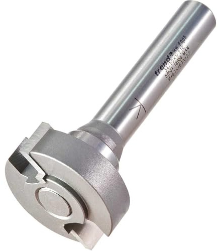 Trend Professional Guided Espagnolette Router Cutter Bit, 1/2 Inch Shank, 40.05mm Cut Diameter, 16.3/12.3mm Cut Length, 2mm Step, 34/50X1/2TC