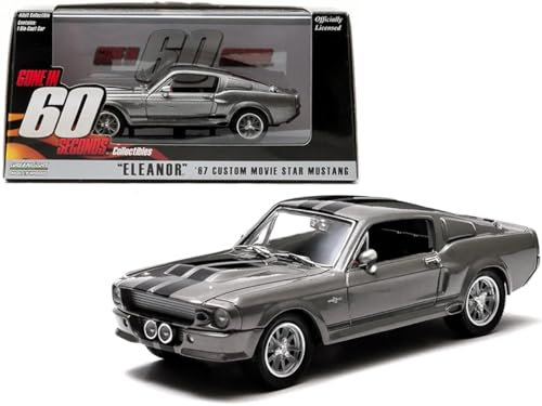 Greenlight Collectibles – 86411 – Miniaturfahrzeug – Modell – Ford Mustang Shelby – GT 500 Custom – Eleanor – Maßstab 1:43