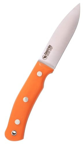 Casstrom Unisex-Erwachsene Nein 10 SFK G10 Griff Messer, Orange/Abendrot im Zickzackmuster (Sunset Chevron)