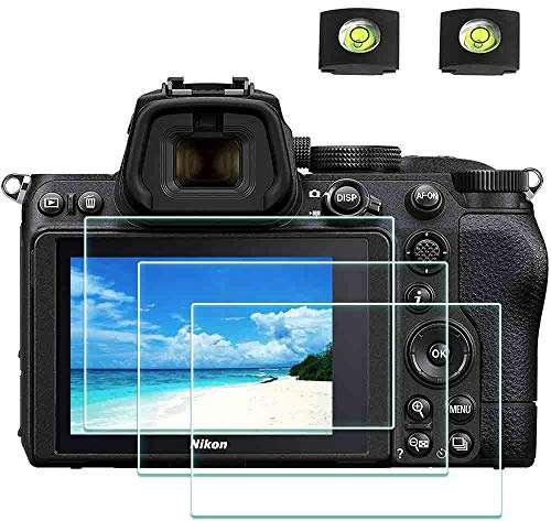 ULBTER Displayschutz Schutzfolie für Nikon Z5 II Z50 II Zf Z5 Z6 III Z6 Z7 Z6II Z7 II Z8 Z9 Z5 z f Z50II Kamera & Blitzschuh-Abdeckung Display schutz folie 9H Härte LCD Gehärtetes Glas -[3+2 Stück]