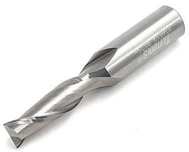 Taytools Upcut Two Flute Spiral Router Bits M2 HSS 1/4 and 1/2 Inch Imperial Shanks (9mm x 1/2 Inch Shaft)
