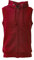 ROCK-IT Apparel Zipped Hoodie ärmellos für Herren Sleeveless Fitness Kapuzenpullover Männer Sweater Trainingsweste Sweatshirt Tank Top S-4XL Farbe Rot XXL