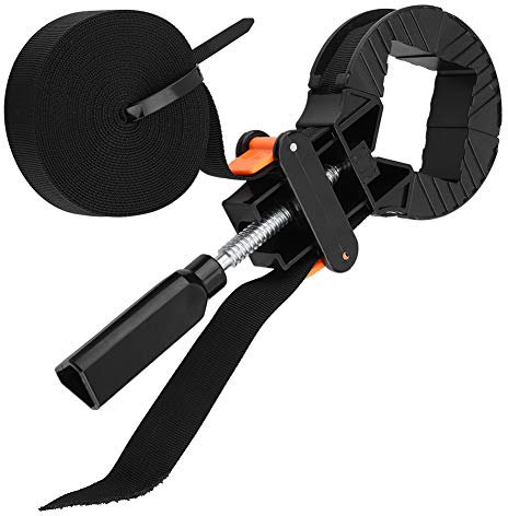 lyrlody 6 m, Morsetto Angolare Regolabile, Cinghia con 4 Pini, Strumento per la Lavorazione del Legno in Nylon