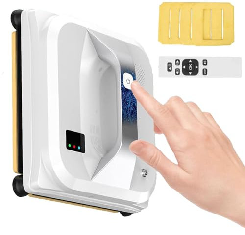 Smart Window Cleaning Robot,Household Automatic Glass Cleaner Robotic,Strong Suction| Intelligent Planning,for Outdoor/Indoor Windows Table Tile Ceiling