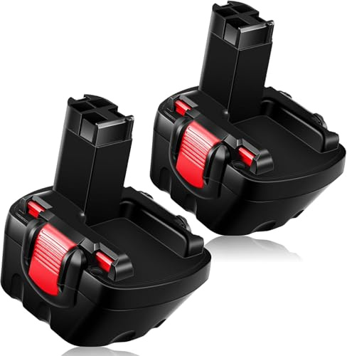 2 Stück BAT043 3,6 Ah NI-MH Ersatzakku für Bosch Akku 12V Kompatibel für Bosch GSR 12-2 12VE-2 PS. R 12 GSB BAT120 BAT139 2607335542 2607335526 2607335274 2607335709 Catastro