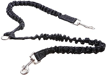 Toyvian Guinzaglio Estensibile per e Tracolla Materiale Resistente Design Nero Accessori per Animali Domestici