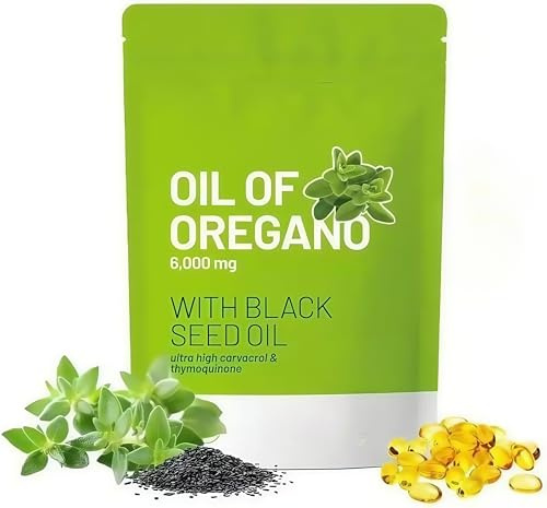 Générique Huile d'Origan en gélules, [Nouveau] Huile d'Origan équilibrée avec de l'huile de graines Noires, sans OGM,1Pcs