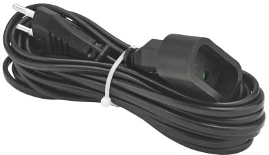 Alargador 2P 6A 2X0,75 Mm² Ho3Vv-H2-F 5M Negro