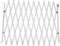 Bettacare Barrera Extensible de Madera para Mascotas XL, 60cm - 230cm, Blanca, de Madera, Cancel de Seguridad Retráctil para Perros, Barrera para Cachorros y Perros