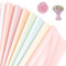 Metallic Seidenpapier Set, 120 Blatt 29.8x20.4cm Seidenpapier Bunt, Geschenkpapier Verpackungsmaterial, Bastelpapier zum Erstellen von Pompons, Papierblumen, Tischdekoration,Geschenktüten, 8 Farben