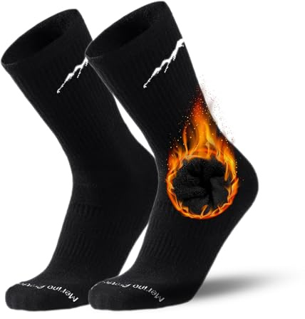 Merino Protect Calze Lana Merino Uomo Calzini Calde Morbide Calzini Stivali Resistenti agli Odori Per Escursionismo Caccia Ciclismo