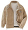 Generisch Cordjacke Herren Winterjacke Warme Gefütterte Cord Jacke mit Stehkragen Verdickte Retro Jacke Freizeit Mode Übergangsjacke (Khaki, XL)