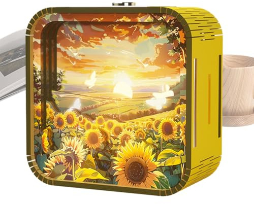 Modellsatser för vuxna,modellsatser för vuxna Tecknad nattlampa | Persimmon Snowman Sunflower Jigsaw Puzzle Thanksgiving Jul Halloween Födelsedag Living Sovrum