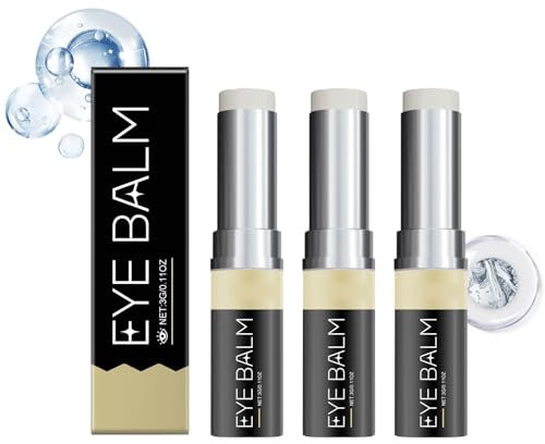 Eye Balm Lumibalm, Lumibalm Eye Stick, Lumi Radiance Eye Balm Lumibalm For Under Eye Bags Lumi Balm Stick For Baggy Eyes And Tear Bags, 3g (3PC, One Size)