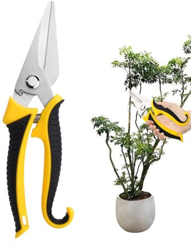 Sécateur de coupe-arbres, sécateur de branches à main | Sécateur robuste - Ciseaux de jardin avec poignée ergonomique et verrouillage de sécurité pour vergers et fleurs, outils de jardin