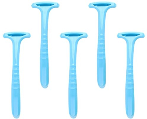 Zerodeko 5pcs Foot Scraper and Callus Remover Set with Pedicure Trimmer for Dead Skin and Leg Hair Removal, Blue, Professional Foot Care Tool for Rough Heels and Smooth Skin