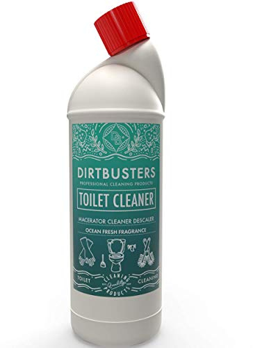Dirtbusters Toilet Macerator Cleaner & Descaler, Deep Cleaning With Limescale Remover, Safe To Use With Pump Units, Toilets, Septic Tanks, Macerators & Urinals (1L)
