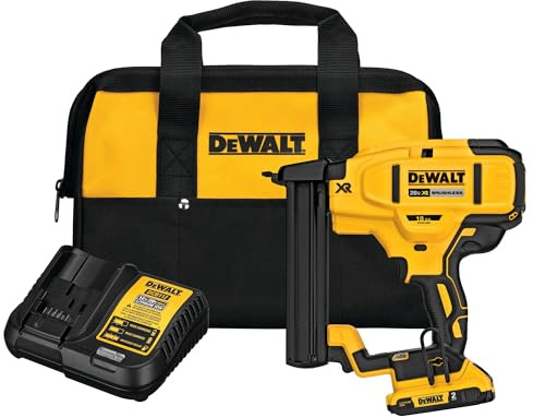 DEWALT 20V MAX* Narrow Crown Stapler Kit, 18GA (DCN681D1)