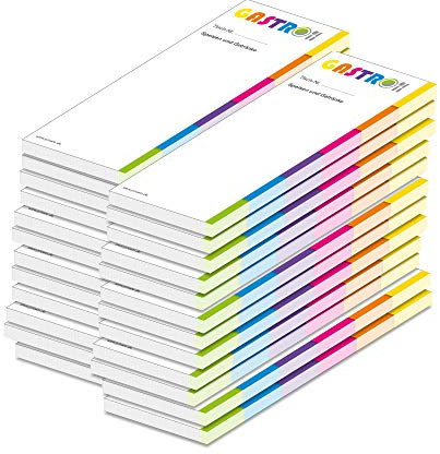 PRICARO Kellnerblock Allgemein, 24 Stück