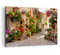 Bilder auf Leinwand 100x70cm Leinwandbild mit Rahmen Blume Straße Haus Groß Wanddeko Bild Schlafzimmer Küche Deko Wandbilder Dekoration Wohnzimmer Wall Decor Canvas Wand Kunstdruck Art AA100x70-3586