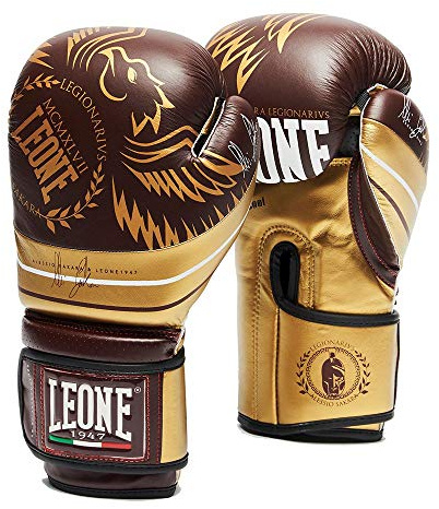 Leone 1947 - Guantes Boxeo Legionarivs Guantes de Boxeo Unisex - Adulto, Burdeos, 10 Oz
