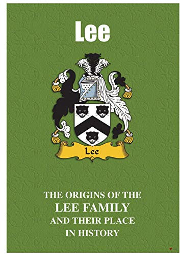 I LUV LTD Lee Anglais Nom de Famille Livret D'histoire avec de Brefs Faits Historiques