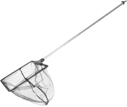 UKCOCO Aquarium Fishing Net: Fish Tank Quick Catch Mesh Fine Mesh Tank Catch Net Aquarium Shrimp Net Landing Net with Extendable Stainless Steel Handle for s Small Ponds