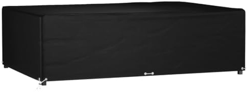 vidaXL Överdrag för trädgårdsmöbler 12 ölj. 227x152x65 cm rektangulärt