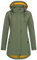 Ankerglut Damen Softshellmantel Kurzmantel mit Kapuze Gefüttert Übergangsjacke #ankerglutbrise Softshelljacke, Oliv, 42
