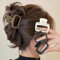 4pcs Elegante Quadratische Kleine Haarklammern Haarspangen Damen Dünnes Haar Claw Clip Matte Haarklammer Small Hair Clip Haarspange Haarclips Haarschmuck Square Hair Clips for Women Hair Accessories