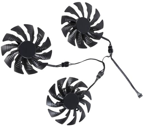 AMISENK Ventola di raffreddamento per schede grafiche Sostituzione ventola a basso rumore Notebook Scheda grafica Radiatori Raffreddamento per 1080 1080TI Accessori Computer Hardware Raffreddamento