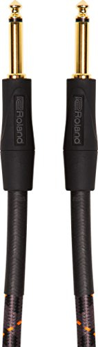 Roland Gold Series Instrument Cable, Straight/Straight 1/4-Inch Jack, 5-Feet